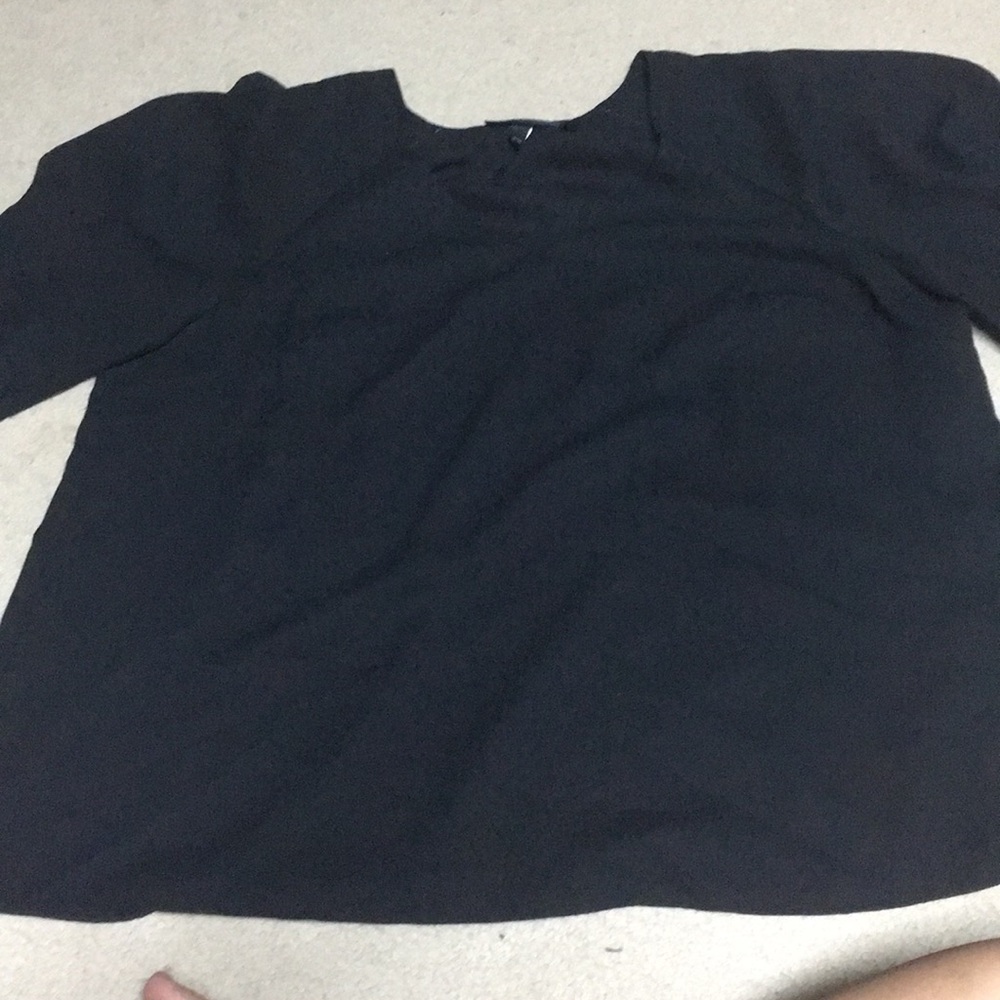 Lane Bryant black blouse